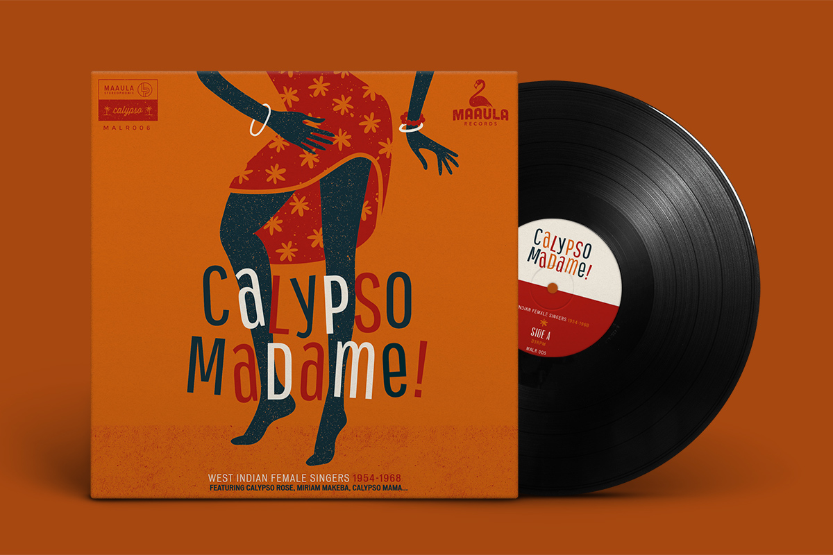 Pochette disque vinyl Calypso Madame MaAuLa Records Antoine Gadiou