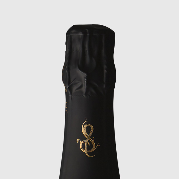 Coiffe bouteille de Champagne par Antoine Gadiou designer graphique
