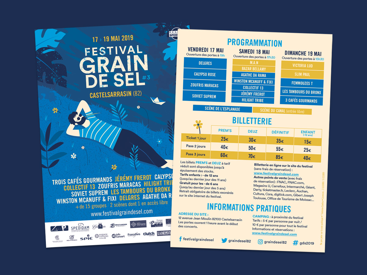 Flyer Grain de Sel recto verso