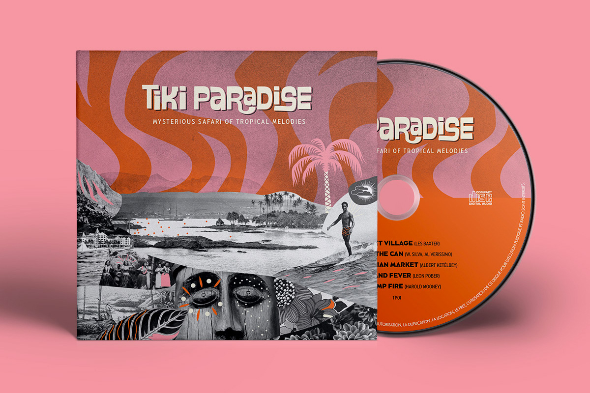 Pochette CD Tiki Paradise, musique exotica