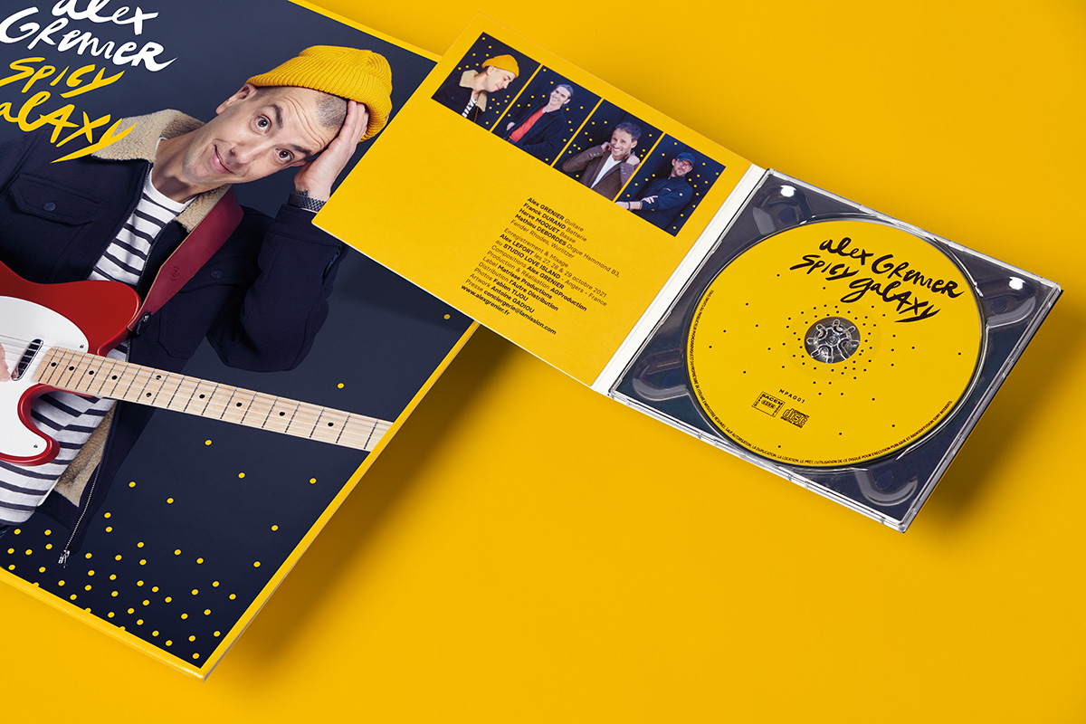 Alex Grenier, digipack ouvert