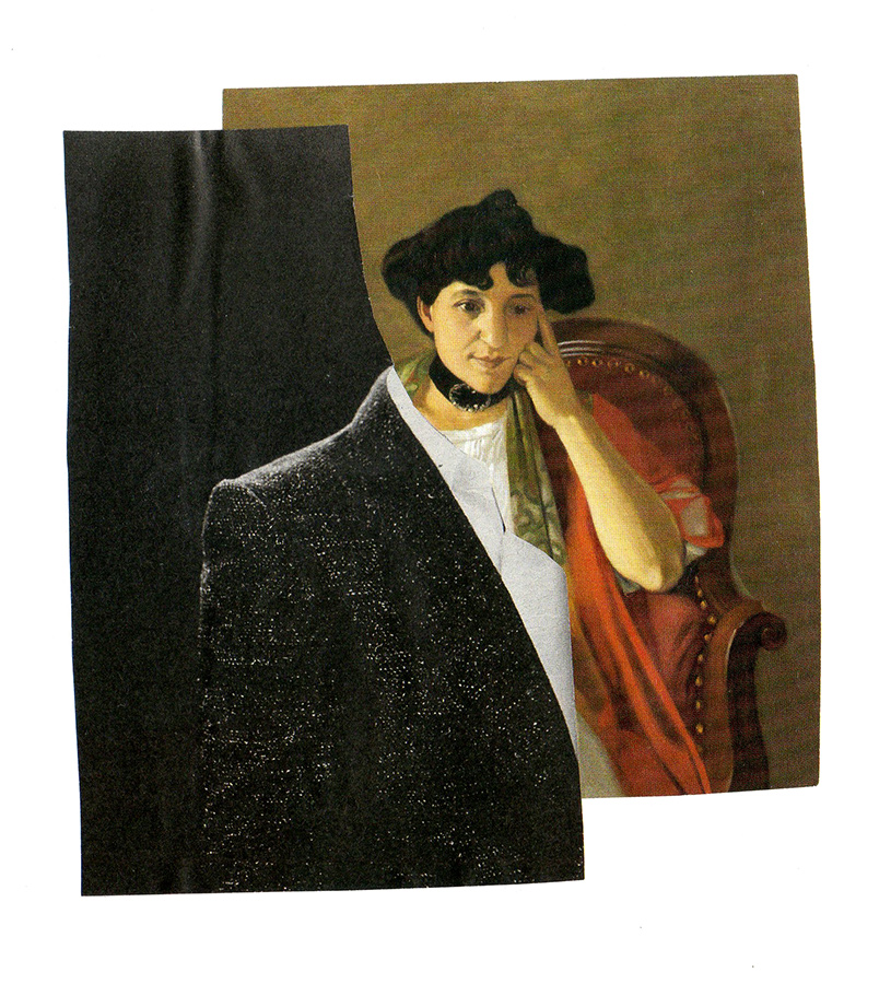 Collage L'attente Antoine Gadiou