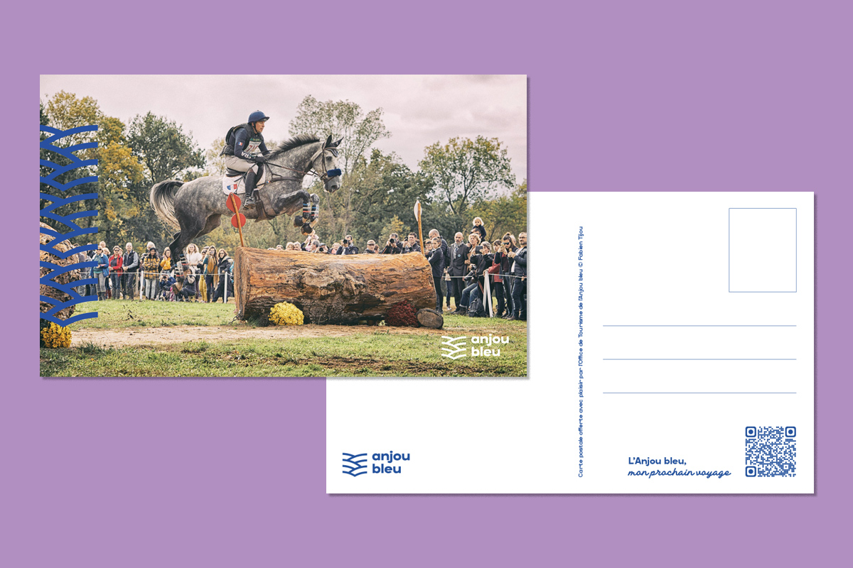 Carte postale Anjou Bleu